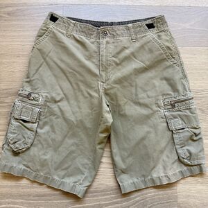 Kuhl Shorts Men Medium Ambush Cargo Outdoor Olive Green Patina Dye